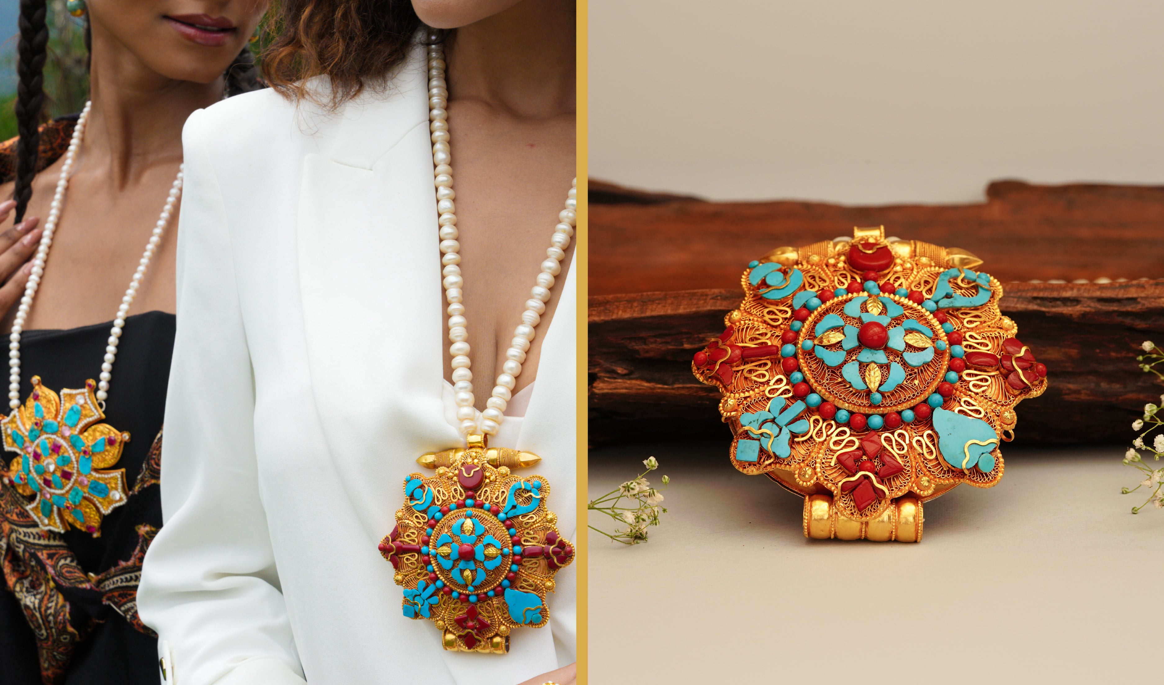 Tibetan gold jewellery designs deals